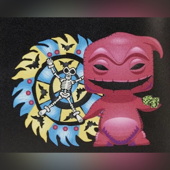 Loungefly Oogie Boogie Neon Cosplay Backpack & Wallet NBC NYCC Exclusive NIB​ - Picture 9 of 14